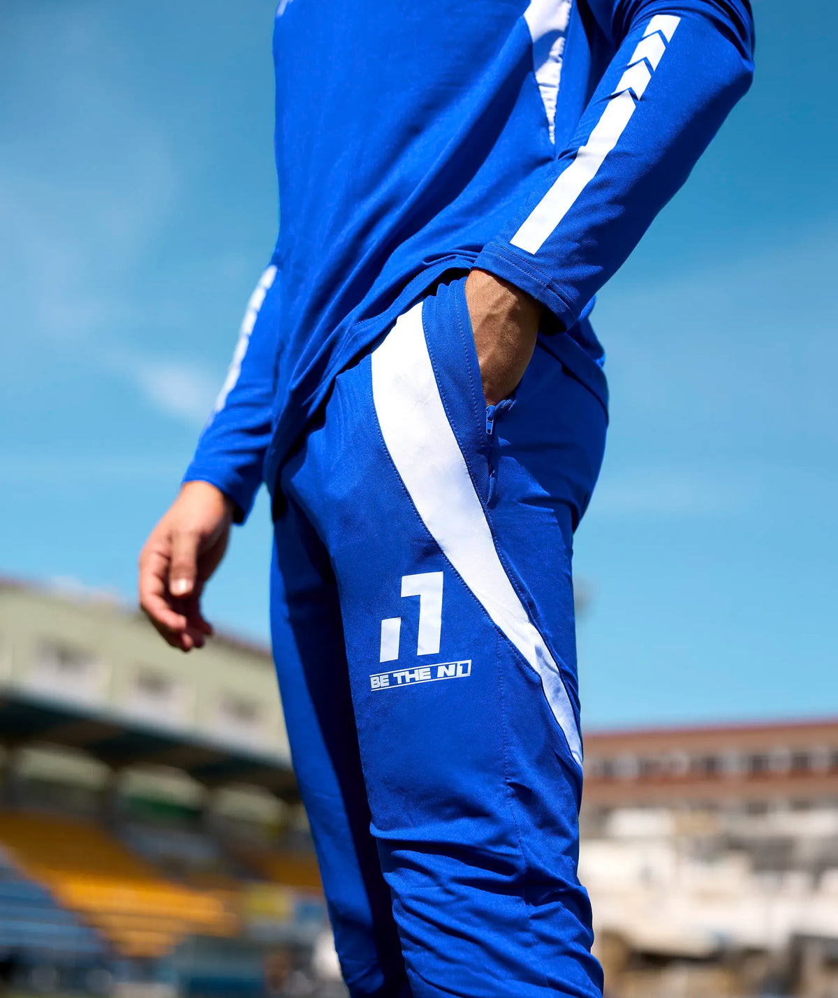 Calças técnicas de treino Criança Blue#Color_Blue