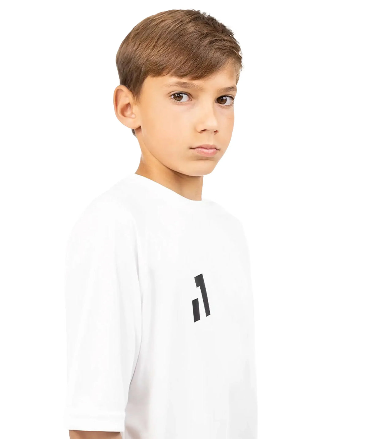 Camisola de treino manga curta Criança White