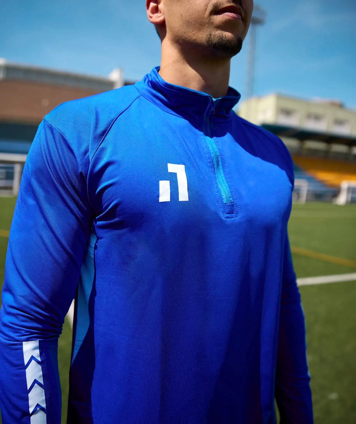 Sweatshirt técnica de treino Blue#Color_Blue