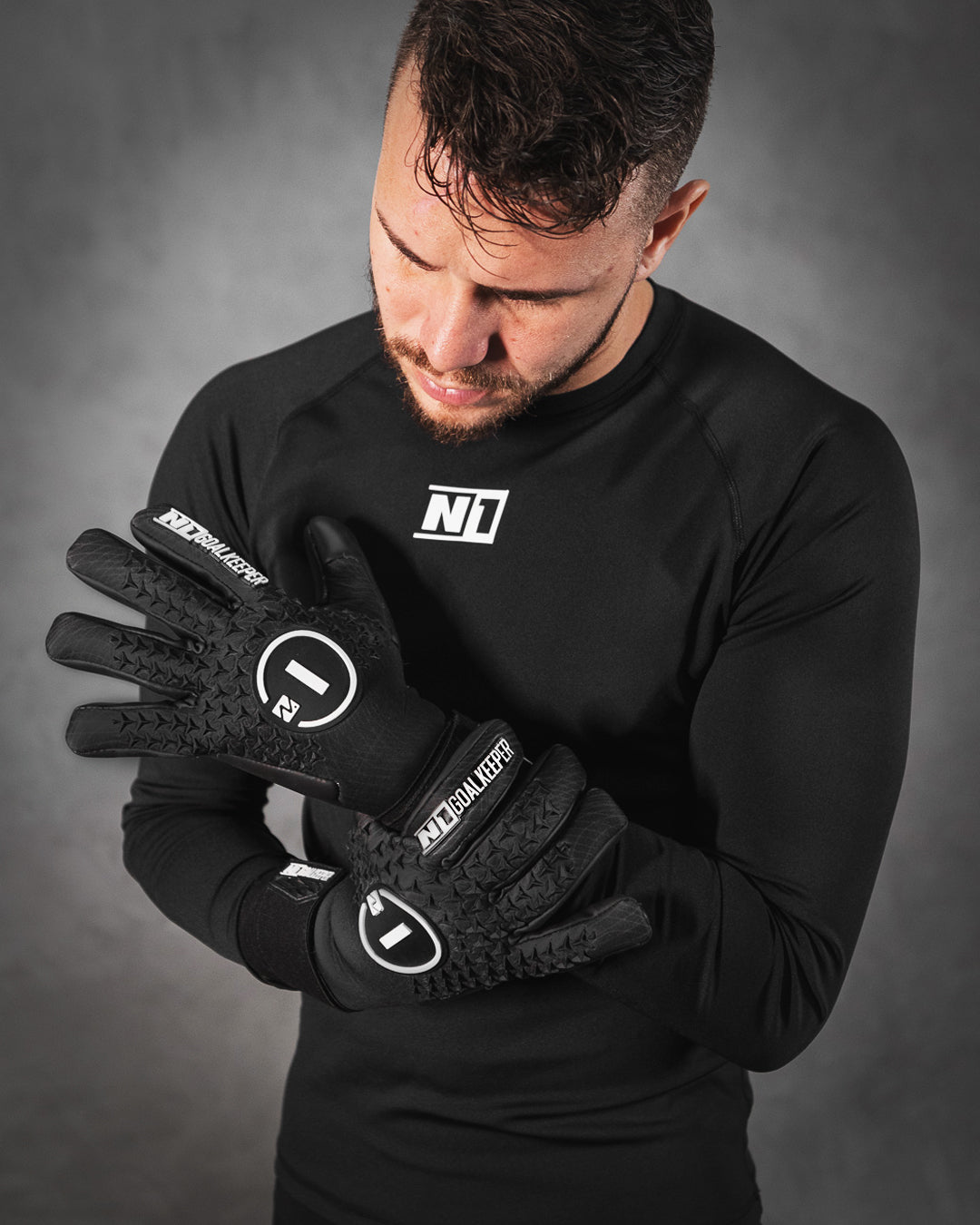 Luvas de guarda-redes Scorpius 2.0 UGT+ II All Black#Color_All Black