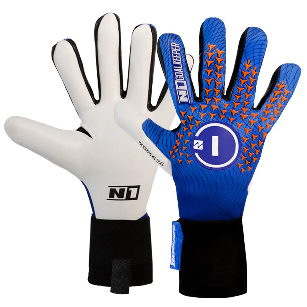 Luvas de guarda-redes Scorpius 2.0 UGT+ II Blue/Orange#Color_Blue/Orange