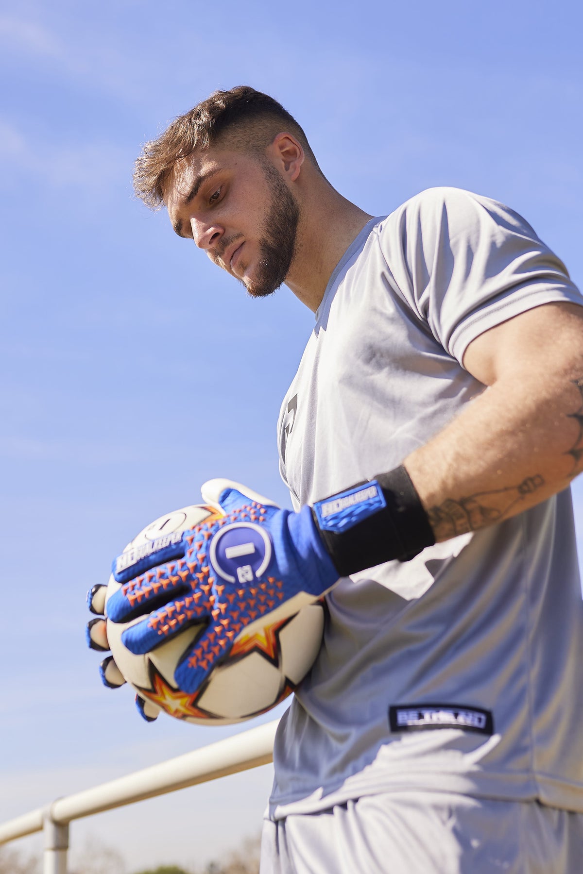 Luvas de guarda-redes Scorpius 2.0 UGT+ II Blue/Orange#Color_Blue/Orange