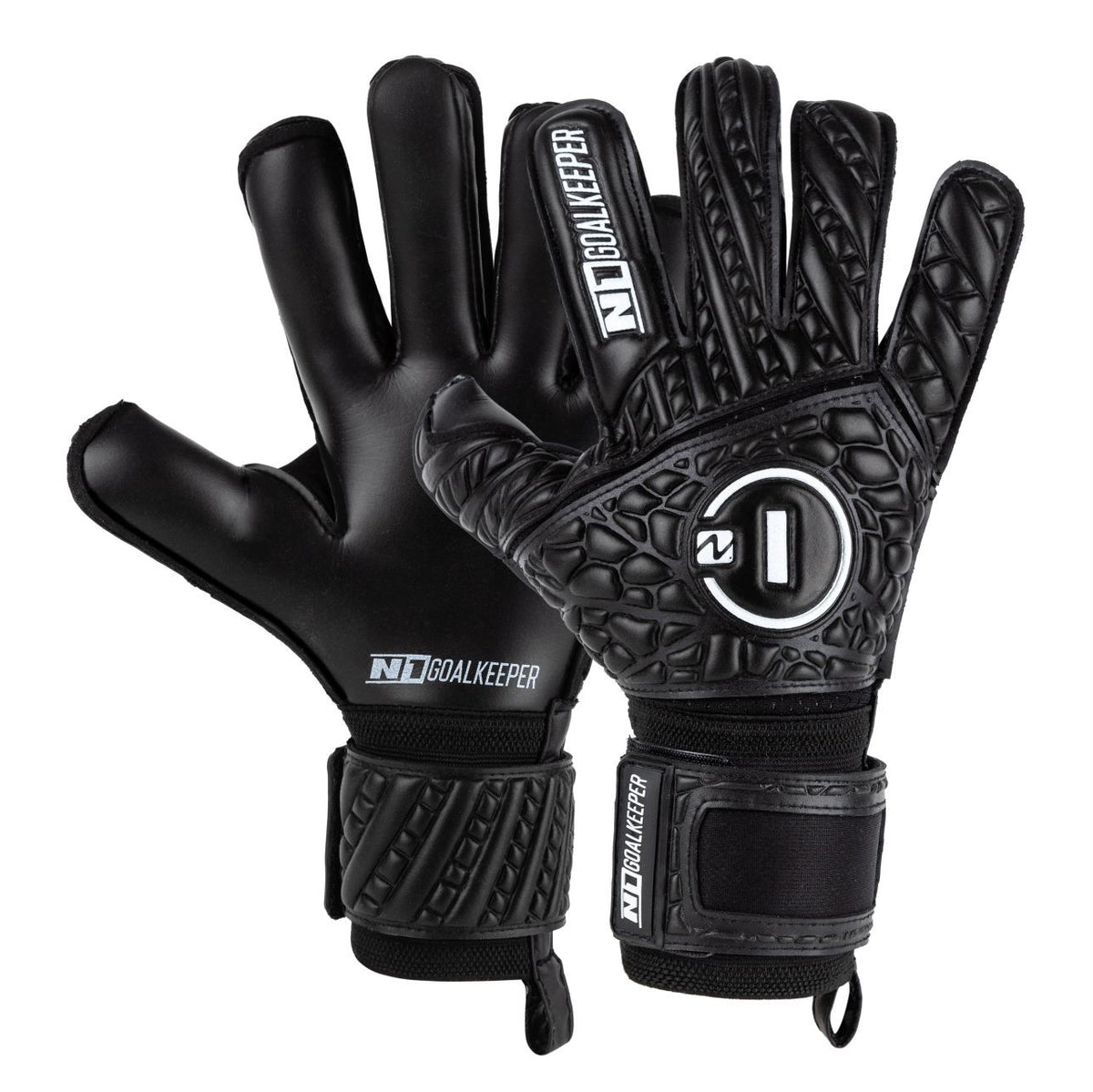 Luvas de guarda-redes Cronos DUO Black#Color_Black