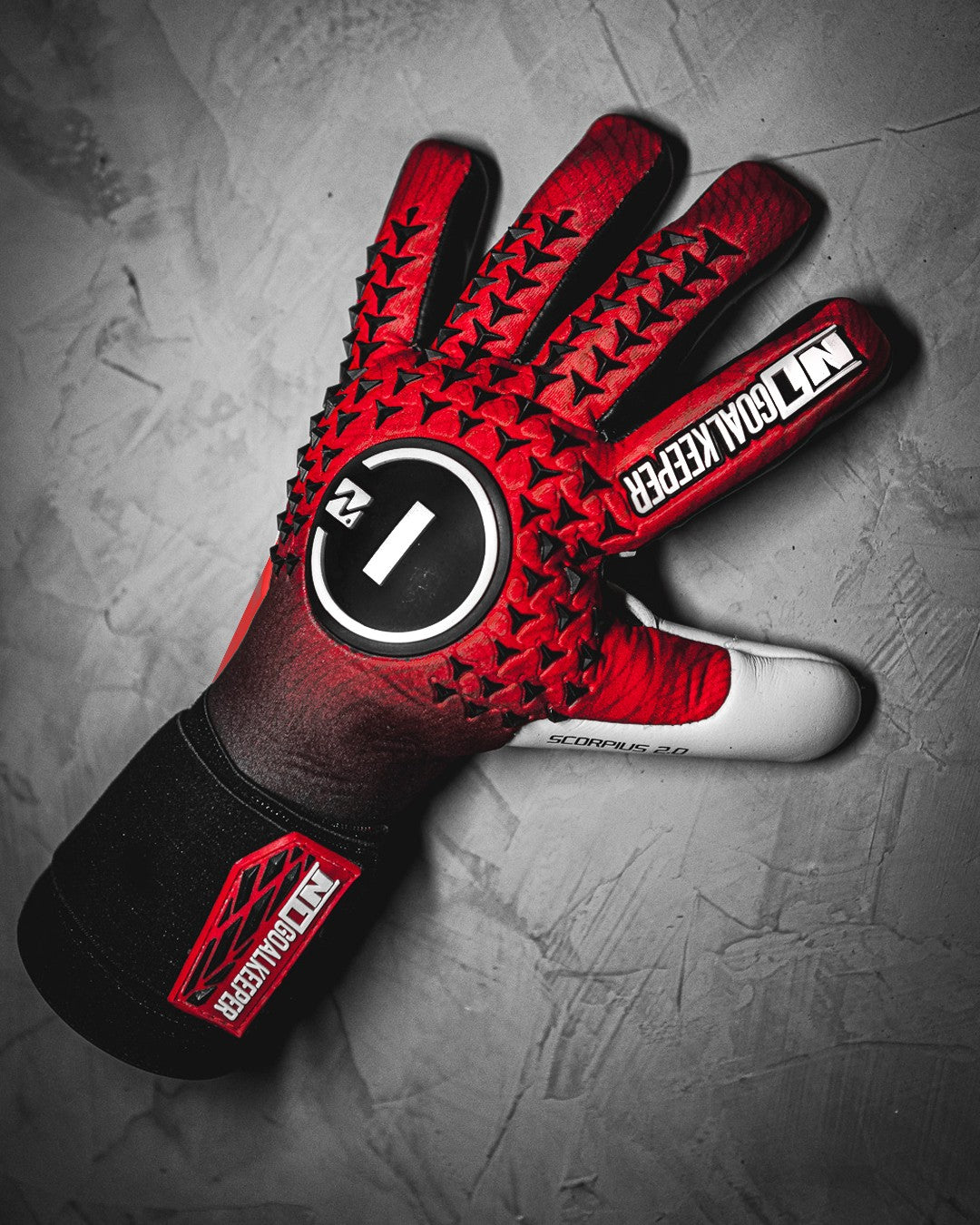 Luvas de guarda-redes Scorpius 2.0 UGT+ II Red I#Color_Red I