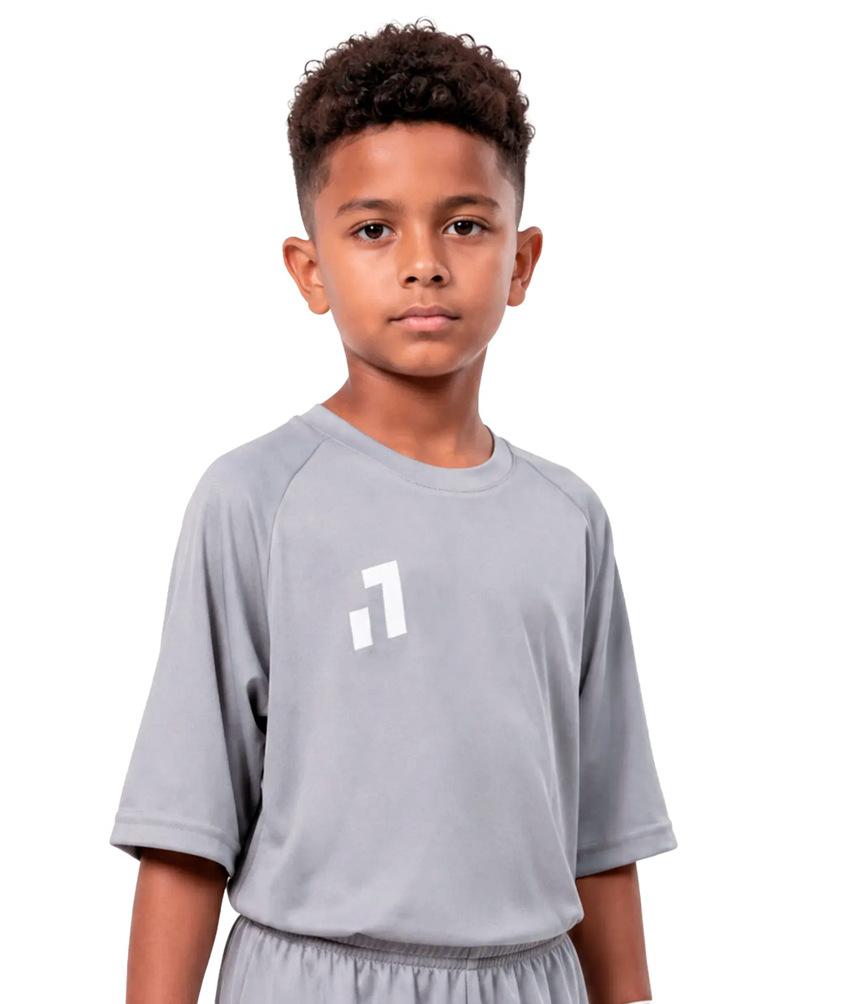 Camisola de treino manga curta Criança Grey