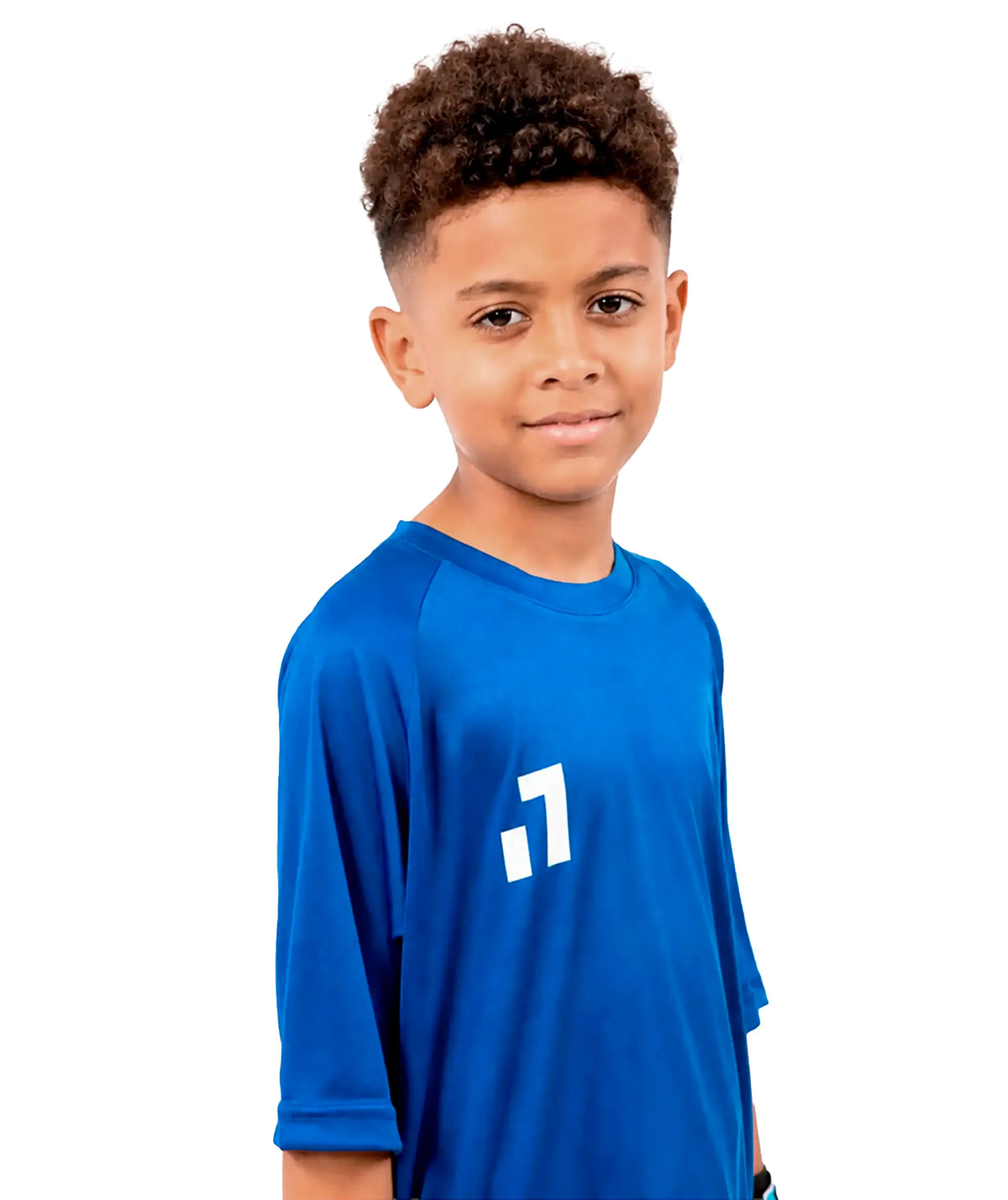 Camisola de treino manga curta Criança Blue