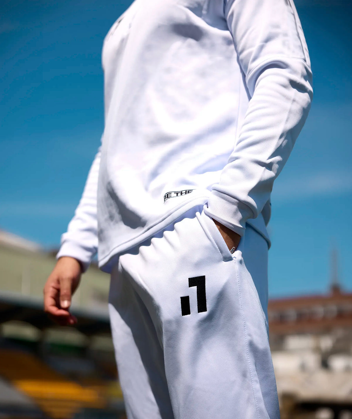 Sweatshirt de treino Criança White#Color_White