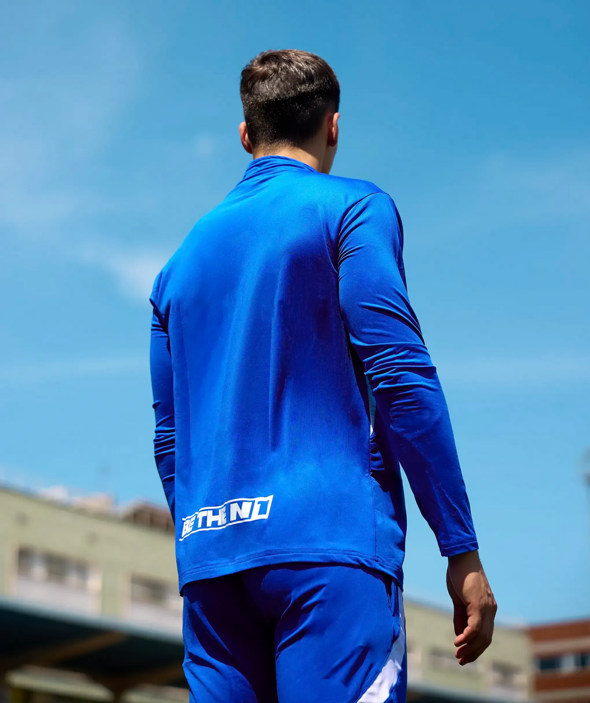 Sweatshirt técnica de treino Blue#Color_Blue